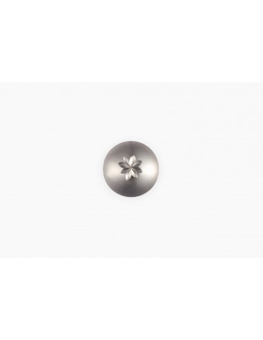 Bullette testa ottone fiore 20mm